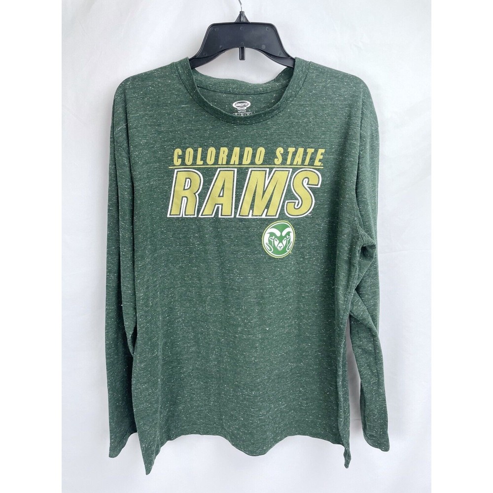 Colorado State Rams Adult XL Green Long Sleeve Sleep Shirt Top‎